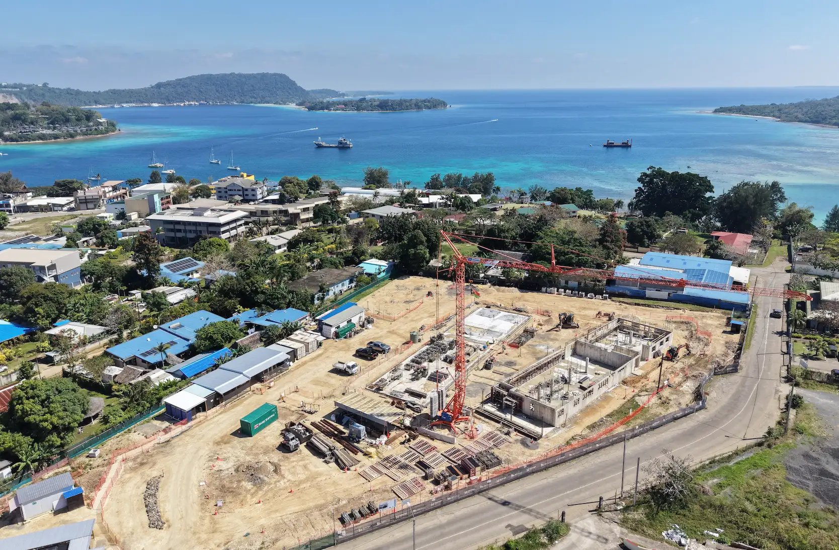 Pacific Project Drone Shot