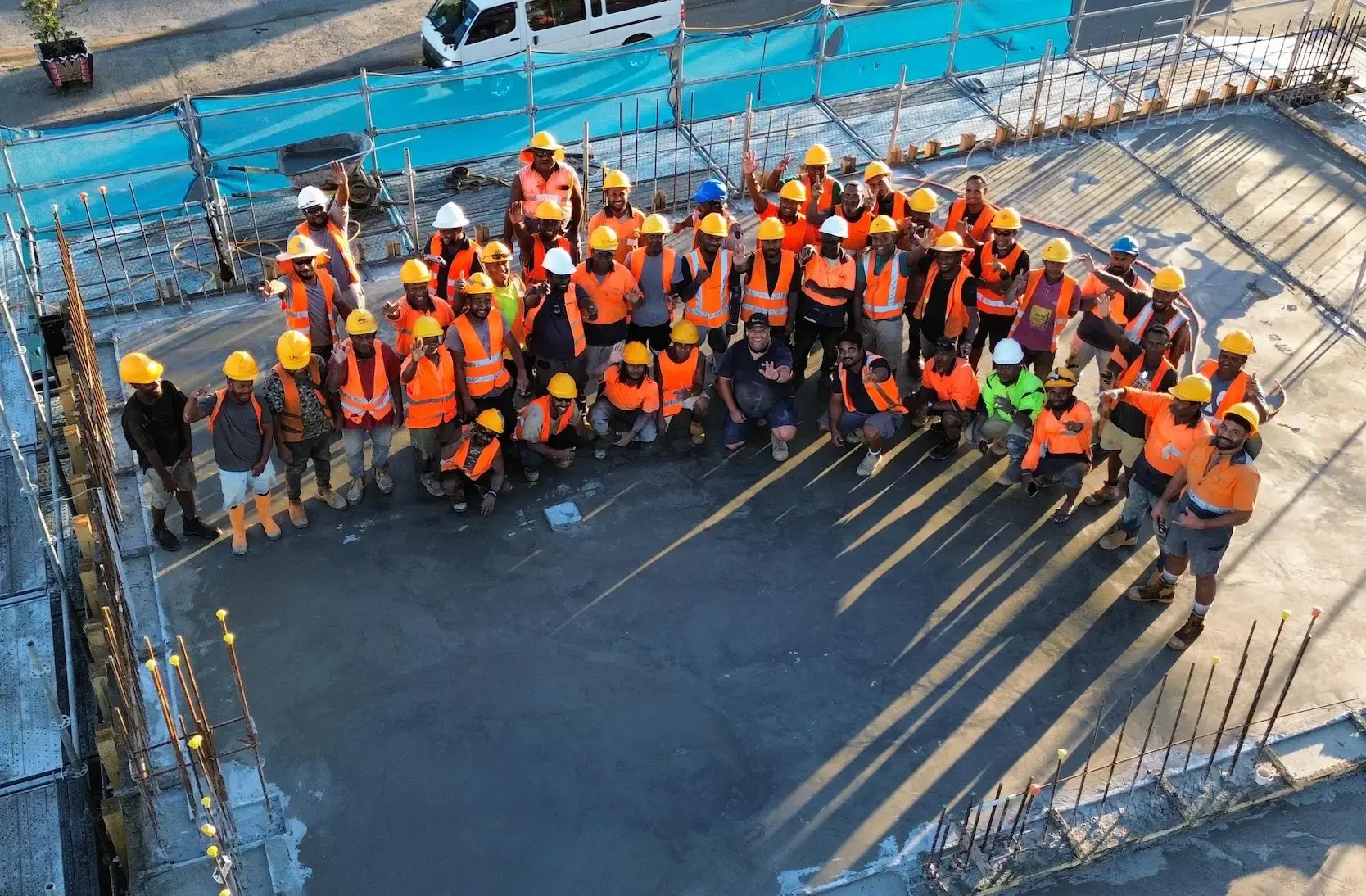 Pacific Projects Team Drone Photo